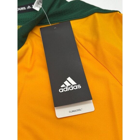 Adidas Women’s  Climacool Custom Print Tiro 17 Jersey, Yellow/Green/White, Sz. M - Picture 6 of 13